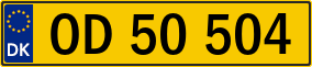 Truck License Plate